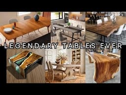 "Masterful Table Wood Design: Craftsmanship at its Finest"