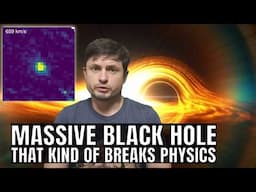 JWST Reveals a Black Hole So Bright It Breaks Physical Models