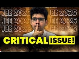 NTA Official Warning ⚠️ - JEE 2025 Crucial for JEE Main #jee1