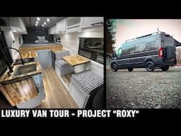 VAN TOUR with KING BED - LUXURY CAMPER #vanlife #aluminess