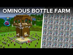 Minecraft Ominous Bottle Farm - 390 Bottles Every Hour - 1.21+