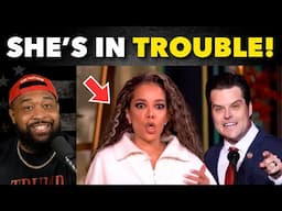 Sunny Hostin INSTANTLY REGRETS Defaming Matt Gaetz, FORCED TO APOLOGIZE