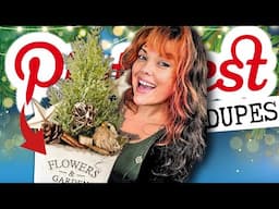 I duped Christmas Home Decor I seen on Pinterest (EASY DIY CRAFTS)