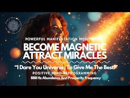 Become Abundantly Magnetic 🧲 Manifest Miracles 🪄  Powerful Guided Meditation 🌟