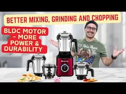 Best Mixer Grinder India 2024 | Atomberg Mixer Grinder with BLDC Motor and Chopper Jar