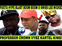 Foota Hype Clapback at Boom Boom & Blast Swiss Lee Crop Top! VYBZ KARTEL crown KING, MASICKA Snubbed