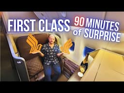 90-Minute Luxury: Singapore Airlines B777-300 First Class to Jakarta