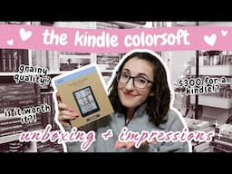 The New Kindle Colorsoft Unboxing and Honest Review | Comparison to Kindle Paperwhite