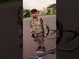 Army wale ne rok liya airport par 😲 #cycle #shots #ytshorts #imranmtb #minivlog