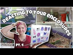 reacting to my subs BAD guinea pig cages | pt. 4 |