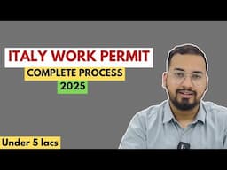 Italy Work Permit 2024 |  Step by Step Guide | in Hindi