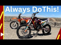 How To Put A Heavy Dirt Bike On A Stand!