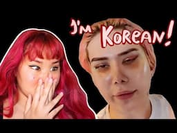 WHITE Kpop stan changes race to KOREAN