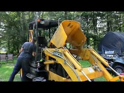 JCB backhoe Part 6: Conclusion of the throttle pedal from hell.