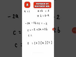 NEET PREVIOUS YEAR QUESTION UNIT AND DIMENSIONS | #shorts #youtubeshorts #neetphysics