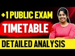 Detailed Analysis of Plus One Public Exam Timetable .! Exam Winner +1 Commerce