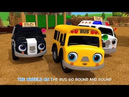 Wheels On The Bus Go To Farm + More Videos Nursery Rhymes & Kids Songs ToyMonster