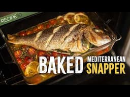 Whole Mediterranean Snapper with Tomatoes and Garlic