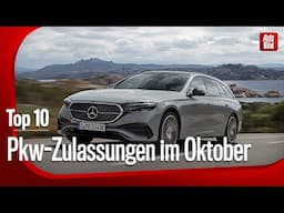 Top 10 | Pkw-Neuzulassungszahlen Oktober 2024