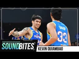 Kevin Quiambao grabs opportunity to shine for Gilas | SOUNDBITES