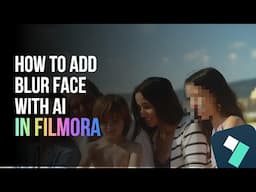 How To Add Blur Face With AI On Filmora 14