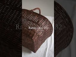 132.라탄 사각바구니, 라탄백 만들기[라탄공예]취미,온라인클래스:Rattan Craft :Make rattan square basket,bag,wicker craft,cane