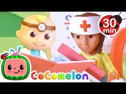 Doctor Toy Check Up! | CoComelon Nursery Rhymes and Kids Songs | Toy Animals for Kids