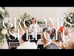 EMOTIONAL GROOM'S SPEECH | BEST WOMEN SPEECHES | OUR WEDDING 🤍