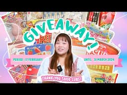 ✨Thankyou 5000 subscribers !!! GIVEAWAY✨ | Japanese Kawaii goodies & sanrio items