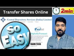 Shares transfer from one Demat to another | Demat to Demat online shares transfer | CDSL Easiest