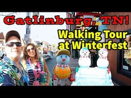 Gatlinburg, Tennessee Winter Kick-off Street Tour with Snowmen and BEAR encounter!