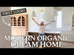 FIRST LOOK: Modern Organic New Build Tour | Rockwall, TX Custom Home Almost Complete! | FHL Design