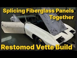 Finishing The 67 Vette Roadster. How To Splice Fiberglass Panels Together Using Bonding Strips.