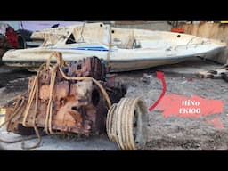 Recovering Rotten Engines From Scrapyards For Use In Superboats