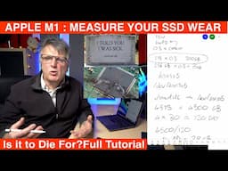 Apple M1 SSD Lifespan Ageing. Do YOU have the problem?