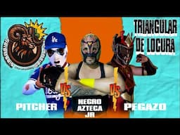 Pitcher vs Negro Azteca Jr. vs Pegazo | Lucha completa | 686 Pro Wrestling | Episodio IV