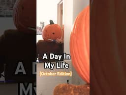 A Day In My Life: October Edition #grwm #dayinthelife #halloween #pumpkinspice