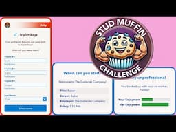 HOW TO COMPLETE THE STUD MUFFIN CHALLENGE | father triplets | sleep with 5 coworkers | Bitlife