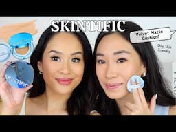 SKINTIFIC NEW Perfect Stay Velvet Matte Cushion Review | Oily-Skin's Bestfriend!!!