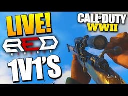 Red Reserve House 1v1's FANS On COD WW2 LIVE! (Battleriff 1v1's)