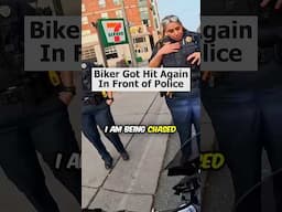 Biker Smacked In Front of Female Police