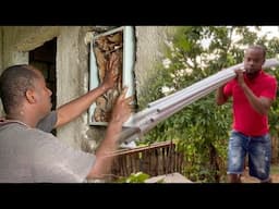 Jamaica Sunrise Tv Start The Electrical Work On The Airbnb Rooms Fully Active Yard Man Style