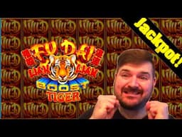 $17.60/SPIN On Fu Dai Lian Lian Slot Machine JACKPOT HAND PAY!