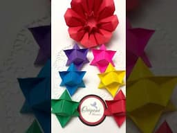 Origami Paper Stars 🌟 #origamimaniacs  #paperart #christmasdecor #papercrafts #paperstar #origami i