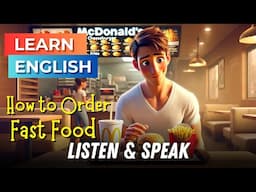 How to Order Fast Food in English | Improve Your English | English Listening Skills - Speaking Skill