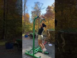 Bringing the gym to the garden