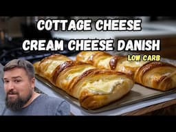 Keto Cottage Cheese Cream Cheese Danish - Super easy DIY Recipe Low Carb