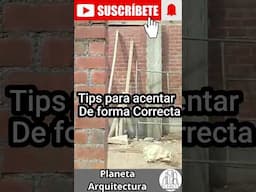 Tips para levantar pared de ladrillo #jobs #trabajo #ideas #tips