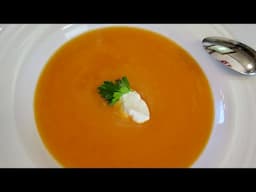 Homemade BUTTERNUT SQUASH SOUP Recipe