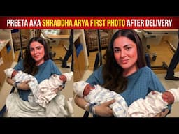 Kundali Bhgaya Actress Shraddha Arya First Look With Her Twins Baby From Hospital